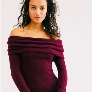 NWT Free People Snow Bunny Long Sleeve